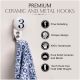 Number Ceramic Hooks -3
